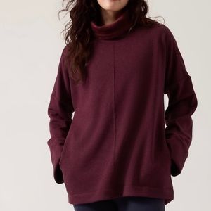 Athleta Cozy Karma, Funnel Neck Sweatshirt